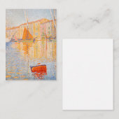 Carte De Correspondance Paul Signac - La Bouée Rouge, Saint-Tropez (Devant / Derrière)