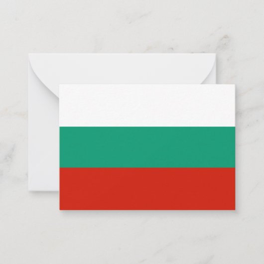 Carte De Correspondance pavillon de la Bulgarie (Devant)
