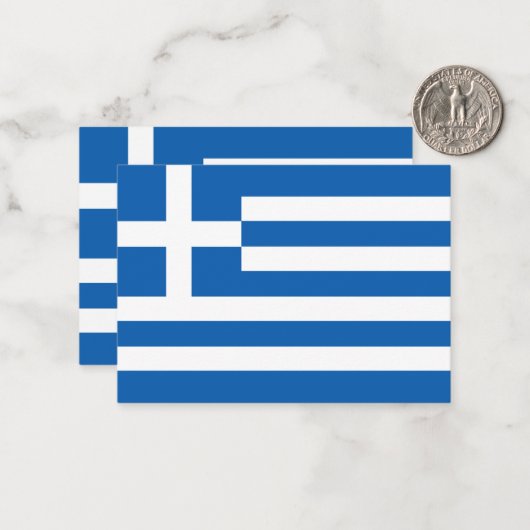 Carte De Correspondance pavillon de la Grèce (Devant/Arrière en situation)