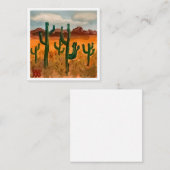 Carte De Correspondance Paysage du désert (Devant / Derrière)