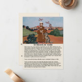 Carte De Correspondance Peace prayer of St Francis  (Devant/Arrière en situation)