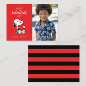 Carte De Correspondance Peanuts | Câlin de Snoopy (Devant / Derrière)