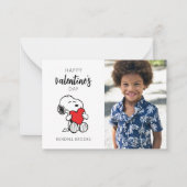 Carte De Correspondance Peanuts | Câlin de Snoopy (Devant)