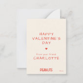Carte De Correspondance Peanuts | Lucy You're A Catch! (Dos)