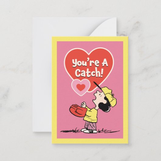 Carte De Correspondance Peanuts | Lucy You're A Catch! (Devant)