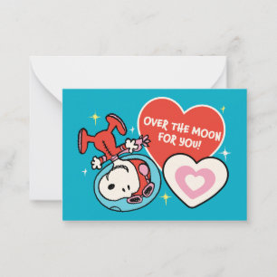Carte De Correspondance Peanuts Snoopy Fou De Vous
