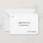 Carte De Correspondance Peas Be Mine Funny Pun mignon Saint Valentin (Dos)