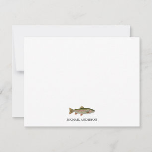 Carte De Correspondance Pêcheur personnalisé - Conception de pêche à la tr