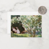 Carte De Correspondance Peder Severin Kroyer - Roses (Devant/Arrière en situation)