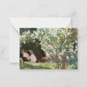 Carte De Correspondance Peder Severin Kroyer - Roses