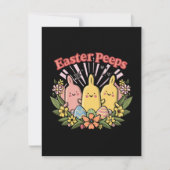 Carte De Correspondance Peeps de Pâques (Devant)