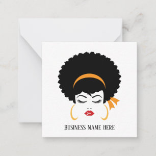 Carte De Correspondance peintre de maquillage styliste mignon cheveux n'im