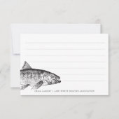 Carte De Correspondance Pensées poissons | Funny perso personnalisée (Devant)
