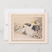 Carte De Correspondance Peonies, 1935 par Louis Icart (Devant)