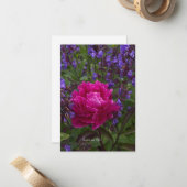 Carte De Correspondance Peony et Sage (Devant/Arrière en situation)