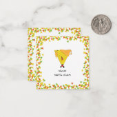 Carte De Correspondance Père Nacho avec des Chips (Devant/Arrière en situation)