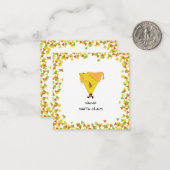 Carte De Correspondance Père Noël Nacho avec des Chips (Devant/Arrière en situation)
