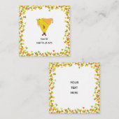 Carte De Correspondance Père Noël Nacho avec des Chips (Devant / Derrière)