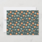 Carte De Correspondance Personalized Floral Note Card (Dos)