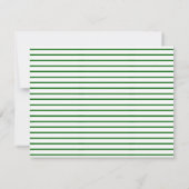 Carte De Correspondance Personalized Green Clover Note Card (Dos)