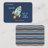 Carte De Correspondance Personalized Kids Classroom Valentines Card (Devant / Derrière)