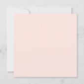 Carte De Correspondance Personalized Minimalist Calligraphy Script Pink (Dos)
