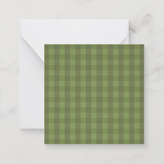 Carte De Correspondance Personalized Name Green Bow (Dos)