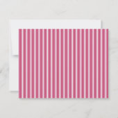 Carte De Correspondance Personalized Name Pink Bow (Dos)