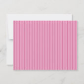 Carte De Correspondance Personalized Name Pink Heart (Dos)