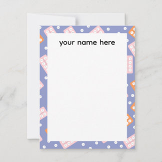 Carte De Correspondance Personalized Pharmacy Tech Notecards