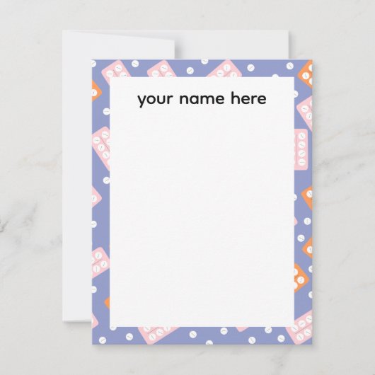 Carte De Correspondance Personalized Pharmacy Tech Notecards (Devant)