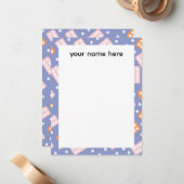 Carte De Correspondance Personalized Pharmacy Tech Notecards (Devant/Arrière en situation)