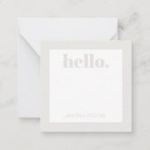 Carte De Correspondance Personalized Retro Flower (Devant)