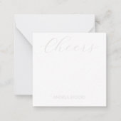 Carte De Correspondance Personalized Retro Flower (Devant)
