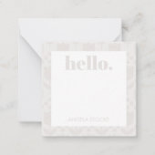 Carte De Correspondance Personalized Retro Flower (Devant)