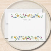 Carte De Correspondance Personalized Wildflower