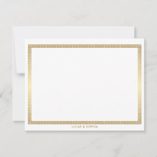 Carte De Correspondance Personnalisé moderne chic minimaliste personnalisé