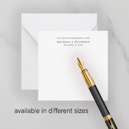 Carte De Correspondance Personnalisé simple moderne classique professionne