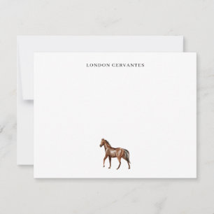 Carte de correspondance personnalisée pour cavalie