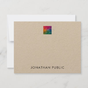 Carte De Correspondance Personnalisez votre propre logo de société ici pap