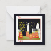Carte De Correspondance Petit Halloween (Dos)