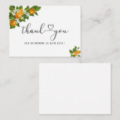 Carte De Correspondance Petit mignon merci (Devant / Derrière)