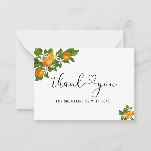 Carte De Correspondance Petit mignon merci (Devant)