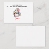 Carte De Correspondance Petit Noël Génial (Devant / Derrière)