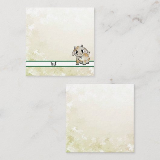 Carte De Correspondance petite chèvre Post (Devant / Derrière)