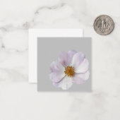 Carte De Correspondance Petite fleur rose (Devant/Arrière en situation)