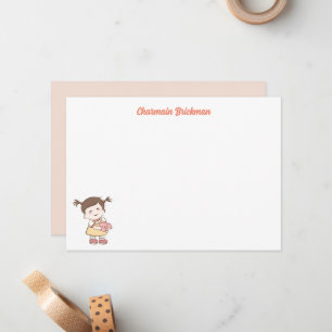 Carte De Correspondance Petite mignonne petite fille bébé