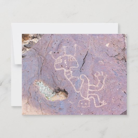 Carte De Correspondance Pétroglyphe du canyon de Rinconada (Devant)