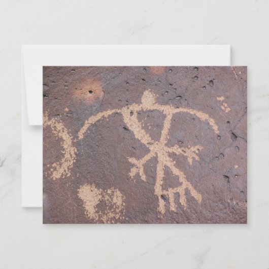 Carte De Correspondance Pétroglyphe du canyon de Rinconada (Devant)