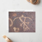 Carte De Correspondance Pétroglyphe du canyon de Rinconada (Devant/Arrière en situation)